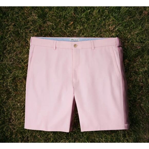 Peter Millar Salem Performance Shorts MS22EB82 Palmer Pink Mens 33 NWOT - Picture 1 of 9